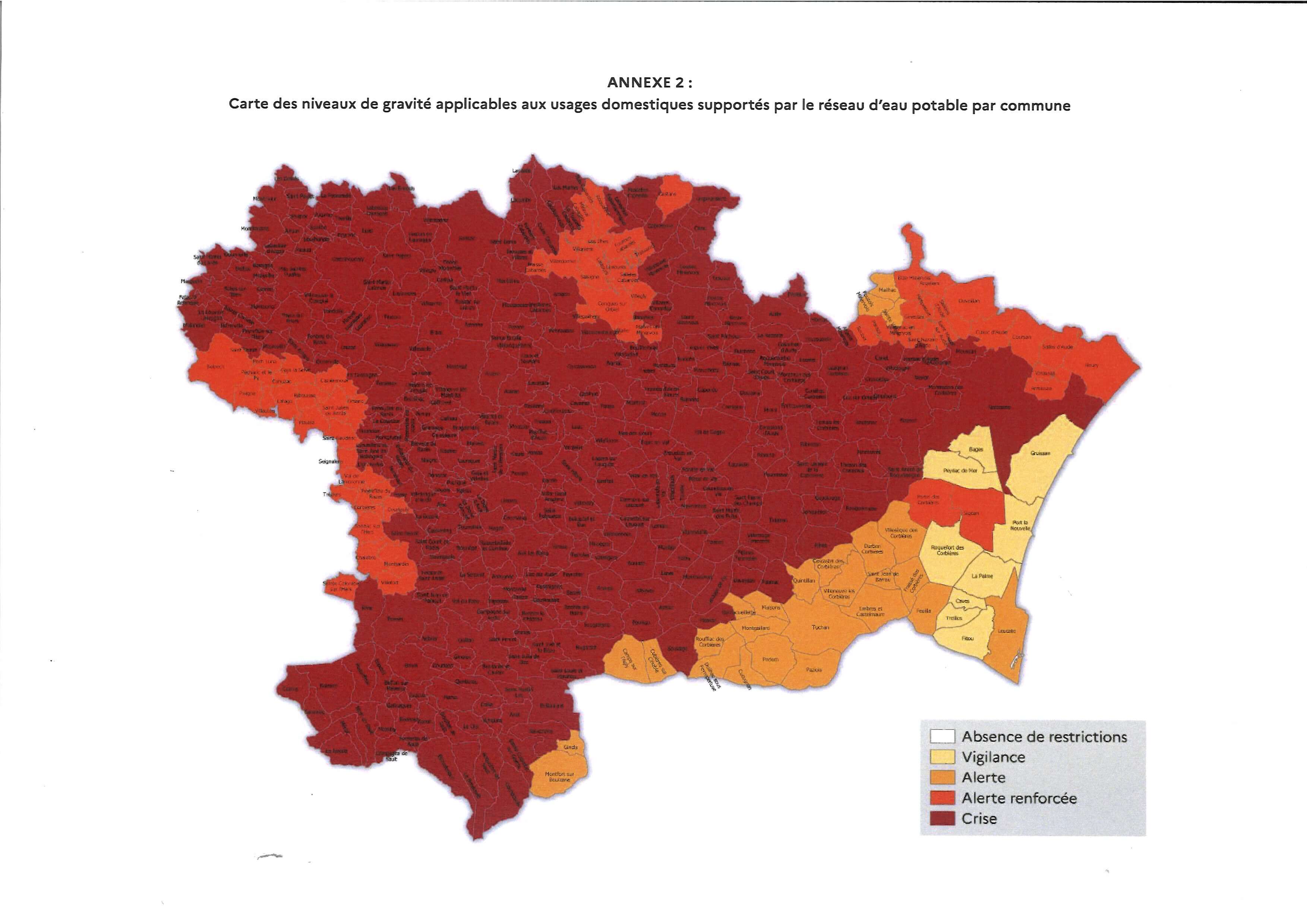 Photo actualité Arrêté préfectoral no DDTM-SAFEB-2026-016 portant mise en place de mesures de restrictions provisoires des usages de l'eau liées à l'état de sécheresse