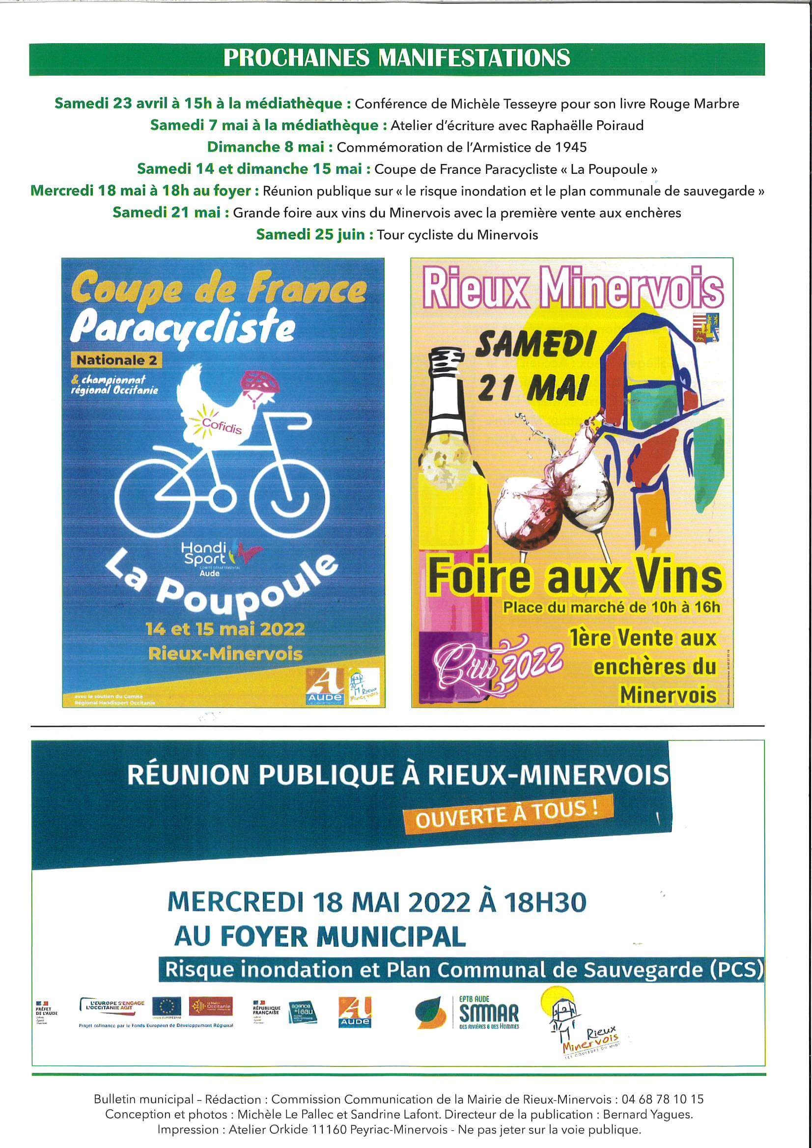 Photo actualité JOURNAL L'ECHO DE RIEUX-MINERVOIS N° 7 