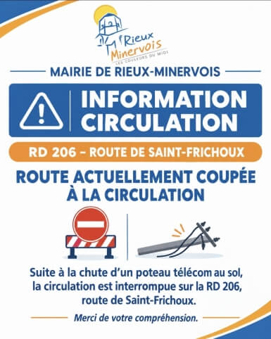 Photo actualité Route coupée à la circulation 